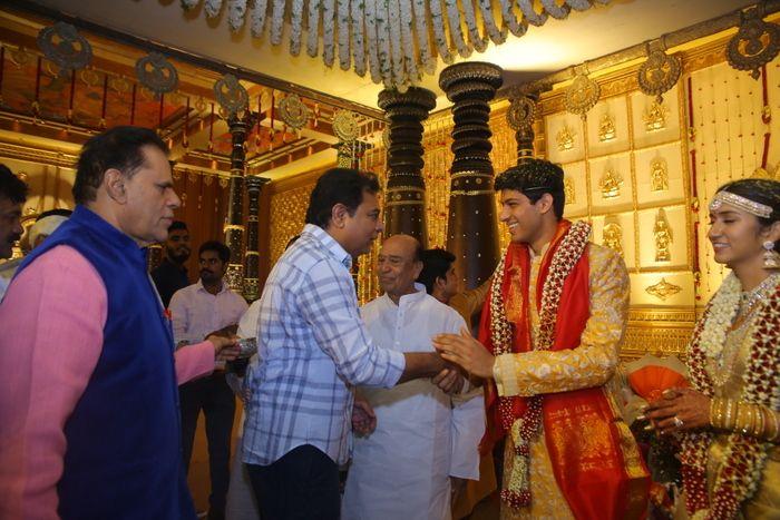 Celebs at TSR Grandson Anirudh Wedding Photos