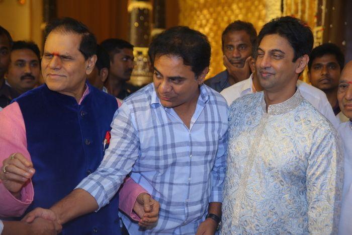 Celebs at TSR Grandson Anirudh Wedding Photos