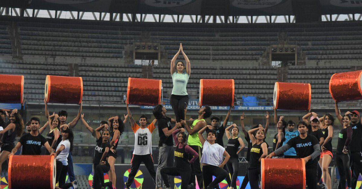 Celebs dance performance in IPL Open Ceremony Photos