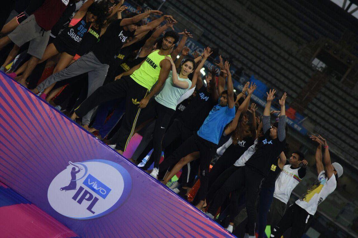Celebs dance performance in IPL Open Ceremony Photos