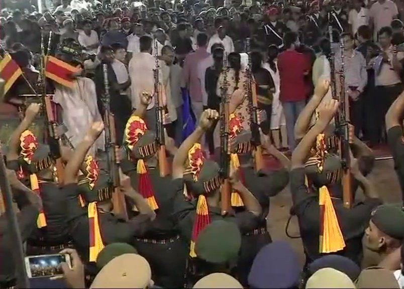 Chennai: M Karunanidhi being laid to rest at Marina beach