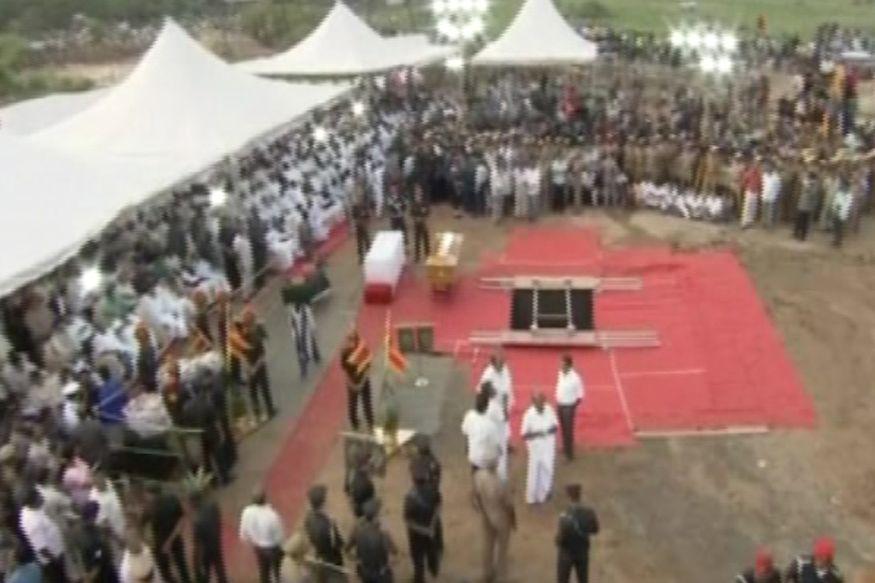 Chennai: M Karunanidhi being laid to rest at Marina beach