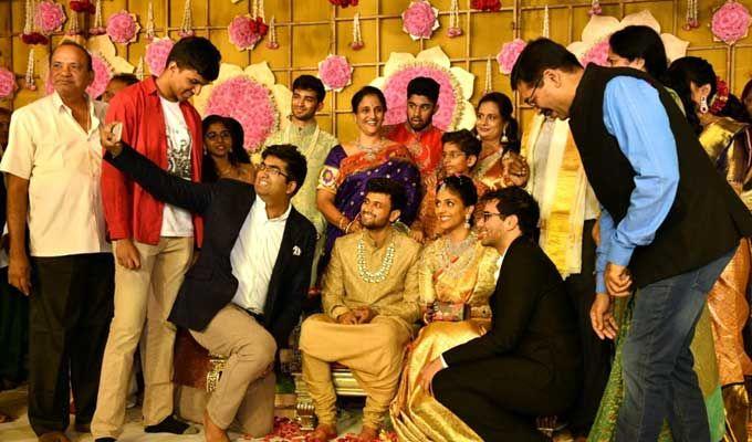 Chess Grand Master Dronavalli Harika Wedding with Karteek Chandra!