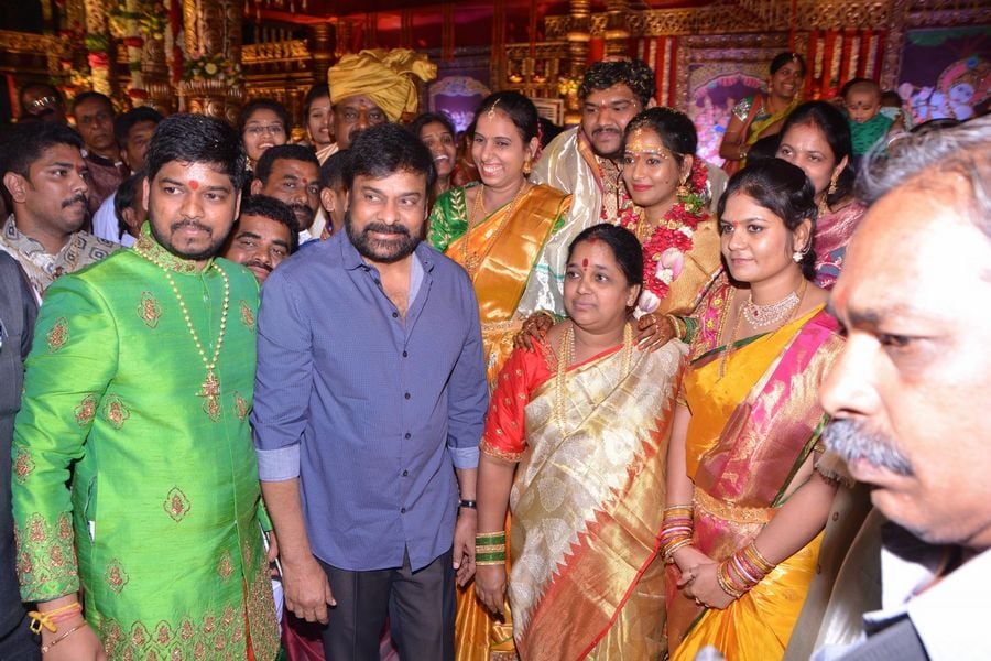 Chinna Srisailam Yadav Daughter Samanvi Wedding Stills