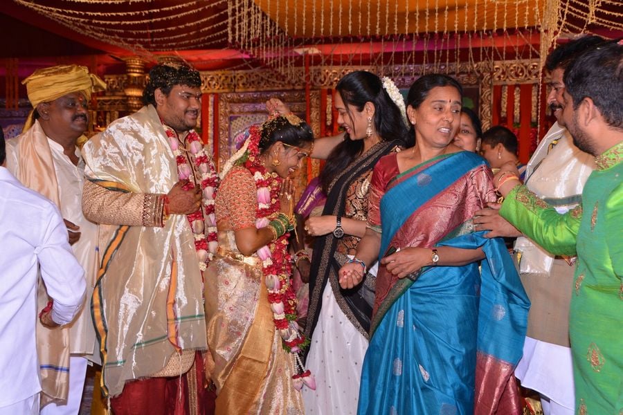 Chinna Srisailam Yadav Daughter Samanvi Wedding Stills