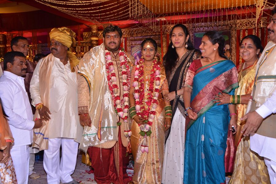 Chinna Srisailam Yadav Daughter Samanvi Wedding Stills