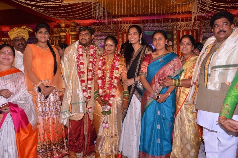 Chinna Srisailam Yadav Daughter Samanvi Wedding Stills