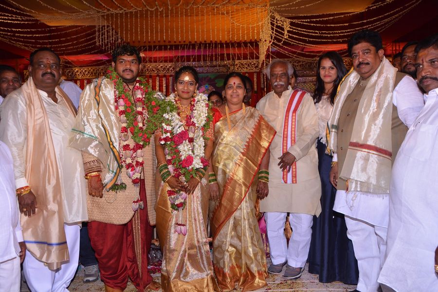 Chinna Srisailam Yadav Daughter Samanvi Wedding Stills