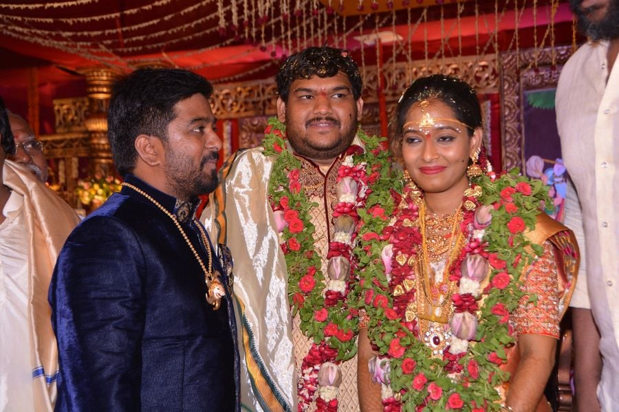 Chinna Srisailam Yadav Daughter Samanvi Wedding Stills