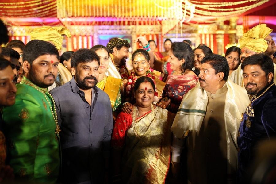 Chinna Srisailam Yadav Daughter Samanvi Wedding Stills