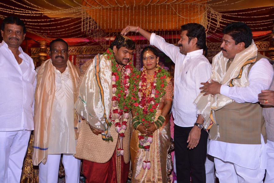 Chinna Srisailam Yadav Daughter Samanvi Wedding Stills