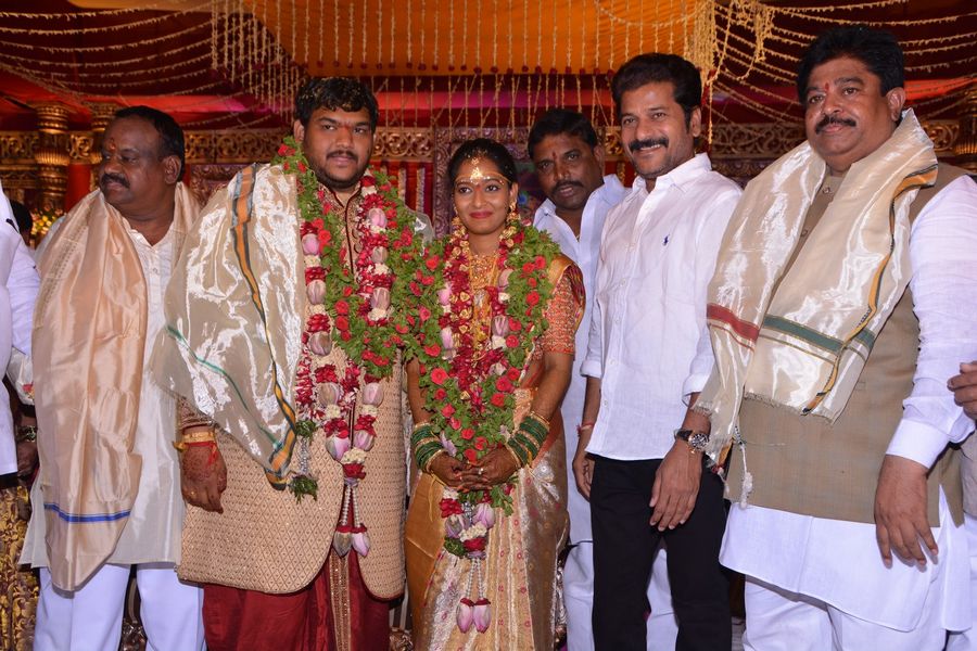 Chinna Srisailam Yadav Daughter Samanvi Wedding Stills