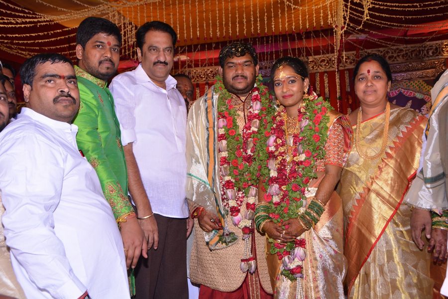 Chinna Srisailam Yadav Daughter Samanvi Wedding Stills