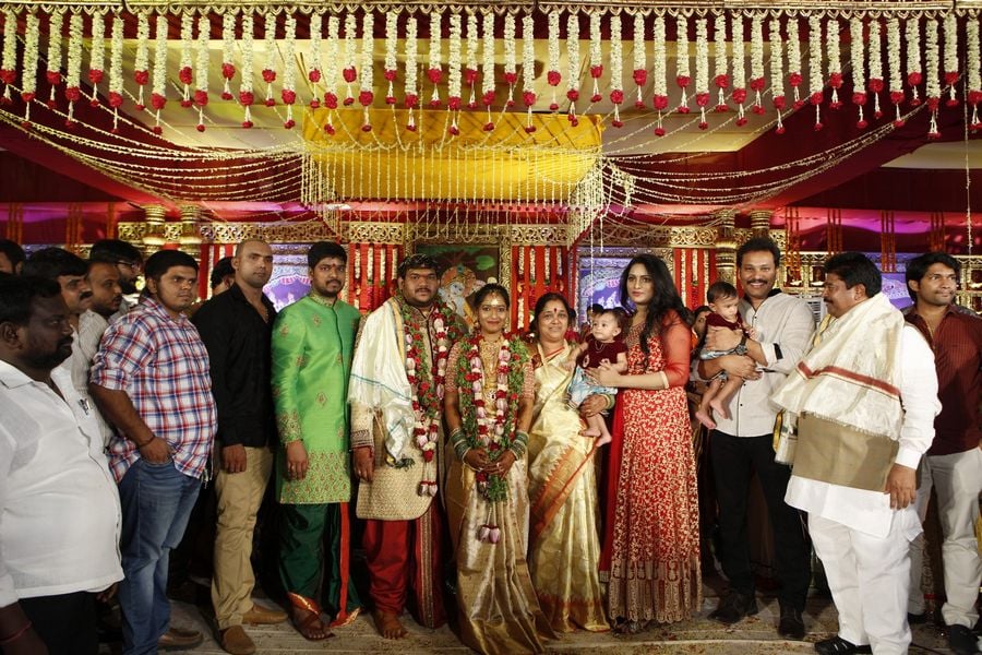 Chinna Srisailam Yadav Daughter Samanvi Wedding Stills