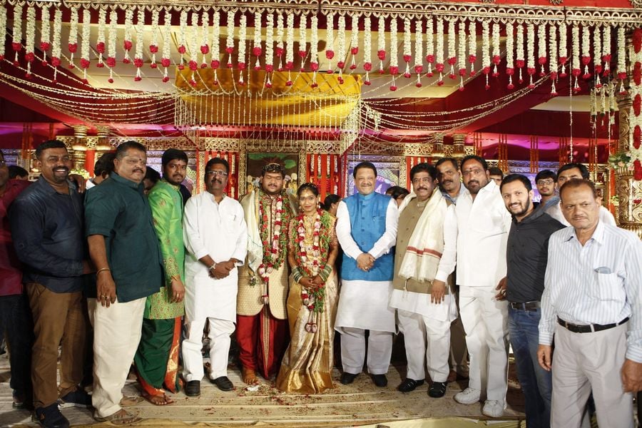 Chinna Srisailam Yadav Daughter Samanvi Wedding Stills