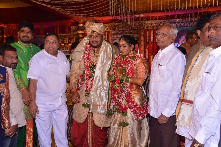 Chinna Srisailam Yadav Daughter Samanvi Wedding Stills