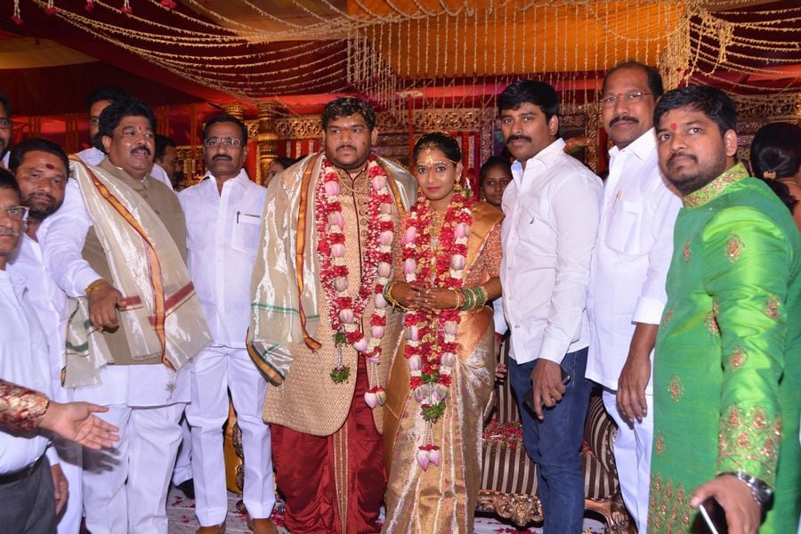 Chinna Srisailam Yadav Daughter Samanvi Wedding Stills