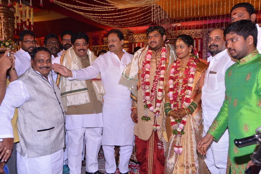 Chinna Srisailam Yadav Daughter Samanvi Wedding Stills