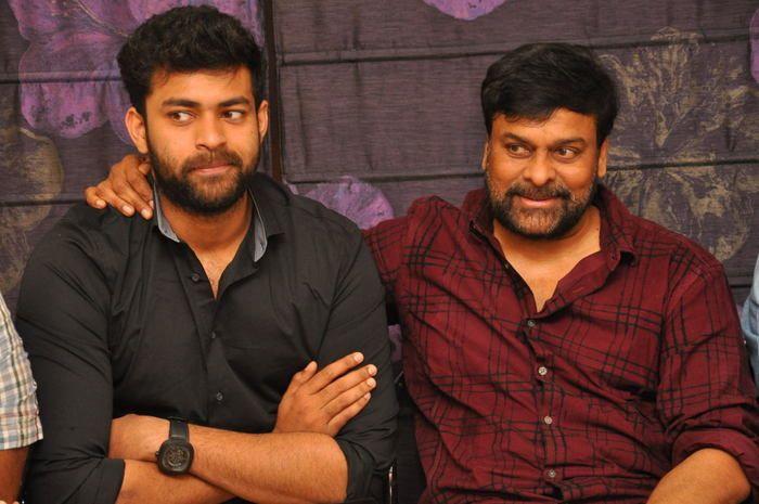 Chiranjeevi Felicitated Tholi Prema Movie Team Photos