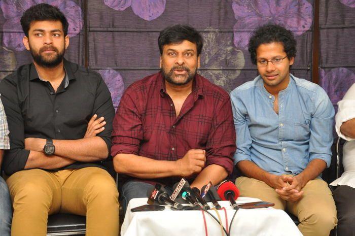 Chiranjeevi Felicitated Tholi Prema Movie Team Photos