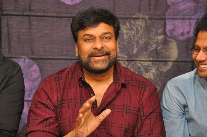 Chiranjeevi Felicitated Tholi Prema Movie Team Photos