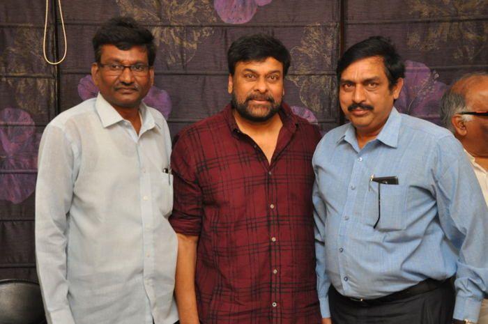 Chiranjeevi Felicitated Tholi Prema Movie Team Photos