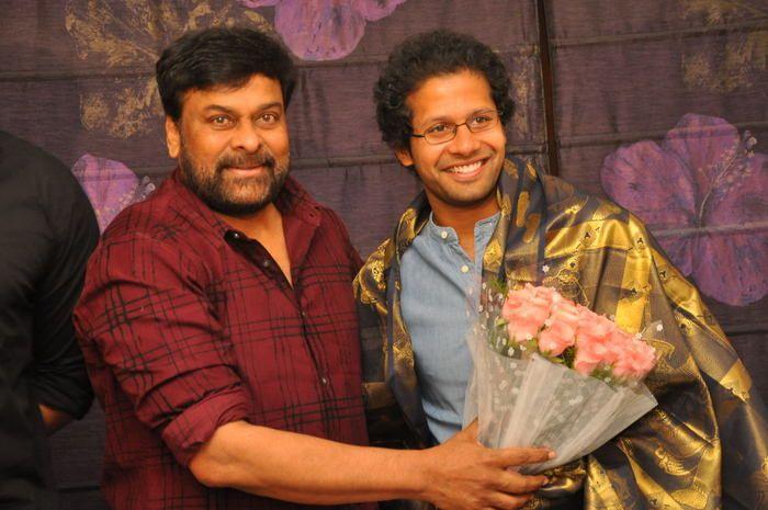 Chiranjeevi Felicitated Tholi Prema Movie Team Photos