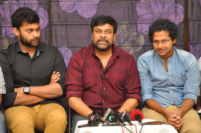 Chiranjeevi Felicitated Tholi Prema Movie Team Photos