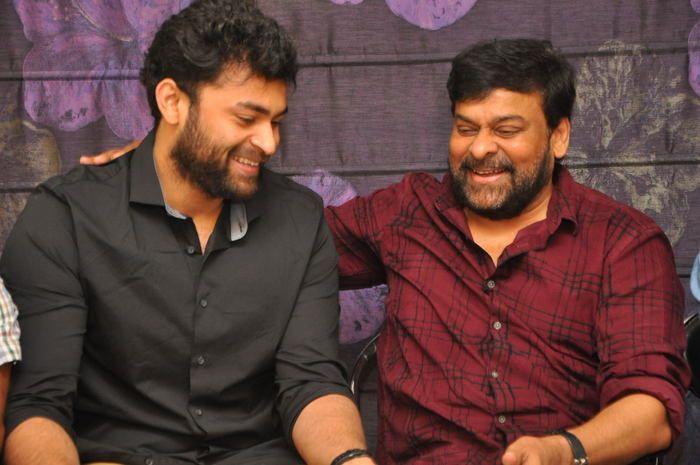 Chiranjeevi Felicitated Tholi Prema Movie Team Photos