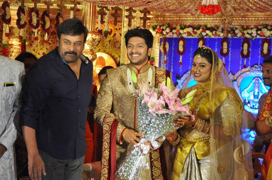 Chiranjeevi Stills at Music Director Koti’s Son Rajeev Reception