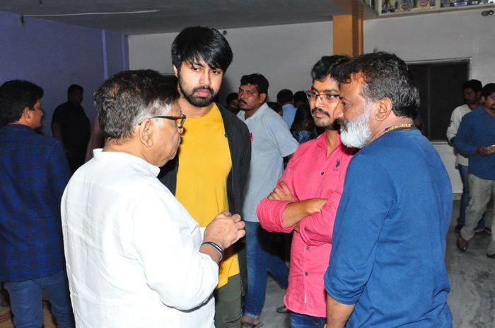 Chiranjeevi Watched Vijetha Movie Stills