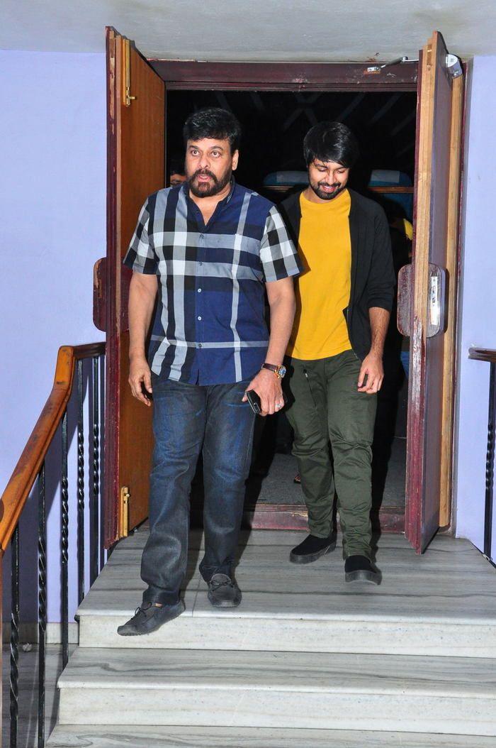 Chiranjeevi Watched Vijetha Movie Stills