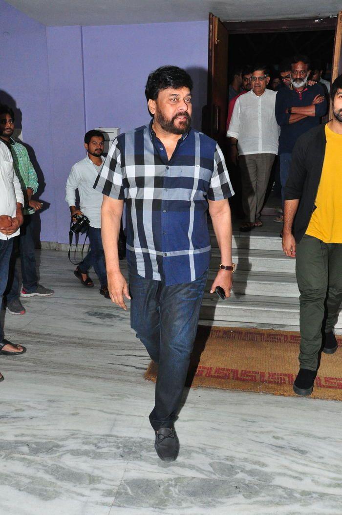 Chiranjeevi Watched Vijetha Movie Stills