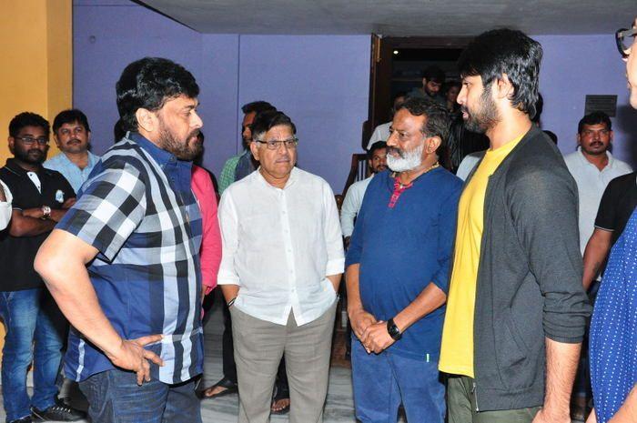 Chiranjeevi Watched Vijetha Movie Stills