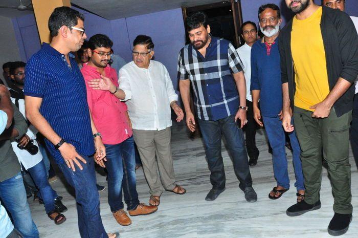 Chiranjeevi Watched Vijetha Movie Stills