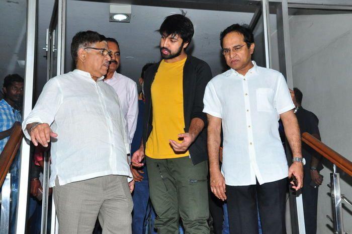 Chiranjeevi Watched Vijetha Movie Stills