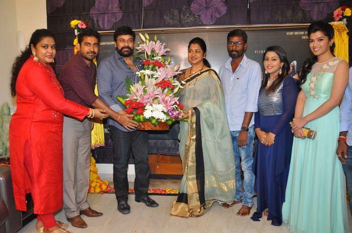 Chiranjeevi launches Vijayantony's Indrasena first look Posters