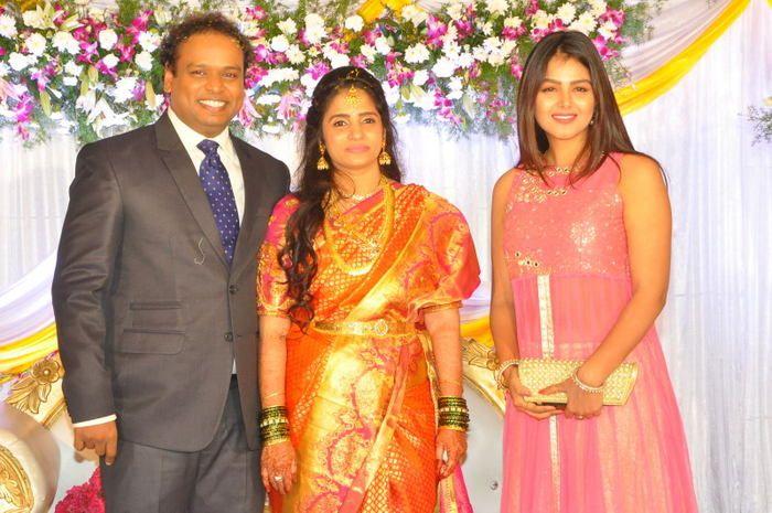 Comedian Harish Wedding Reception Photos