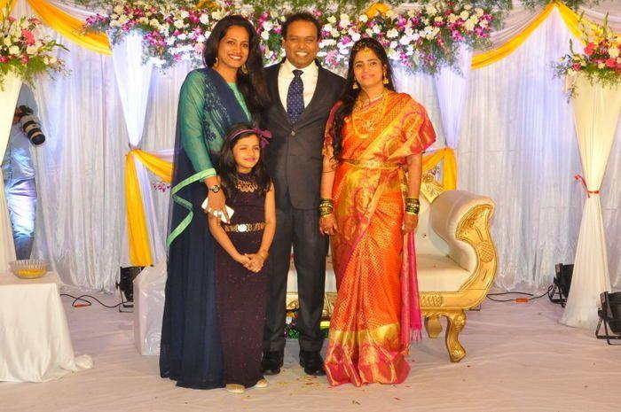 Comedian Harish Wedding Reception Photos