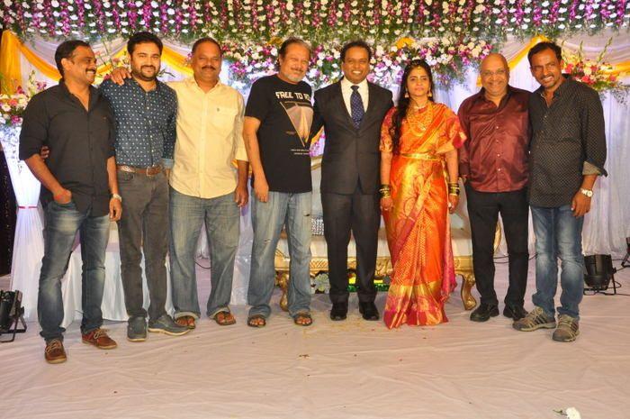 Comedian Harish Wedding Reception Photos