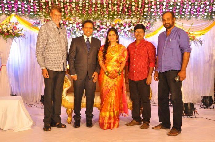 Comedian Harish Wedding Reception Photos