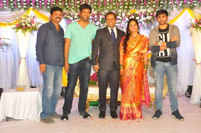 Comedian Harish Wedding Reception Photos