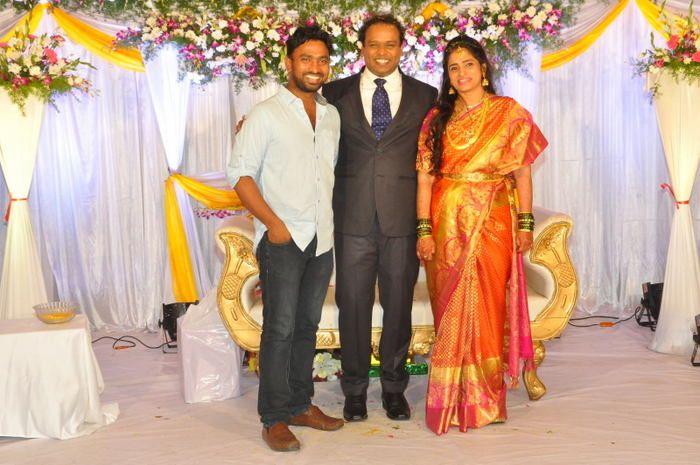 Comedian Harish Wedding Reception Photos