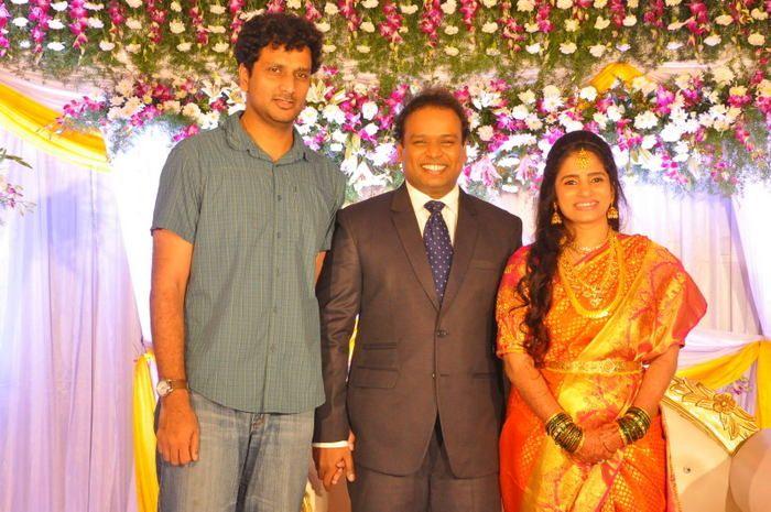 Comedian Harish Wedding Reception Photos