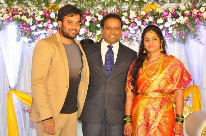 Comedian Harish Wedding Reception Photos