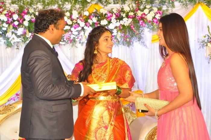 Comedian Harish Wedding Reception Photos