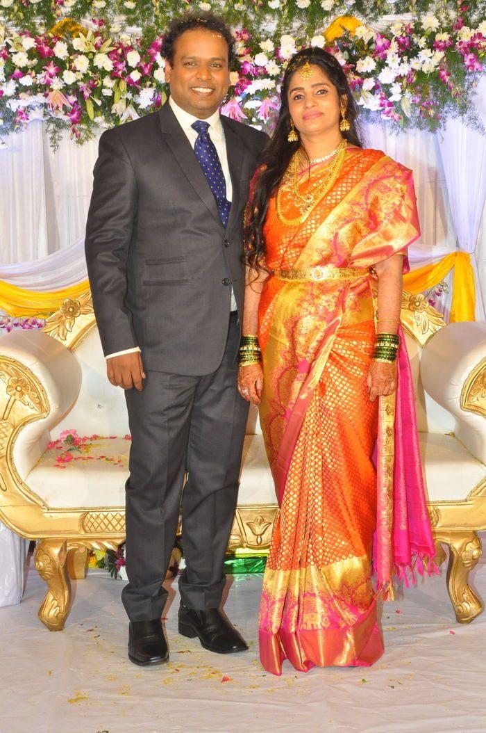 Comedian Harish Wedding Reception Photos