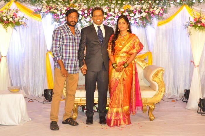 Comedian Harish Wedding Reception Photos