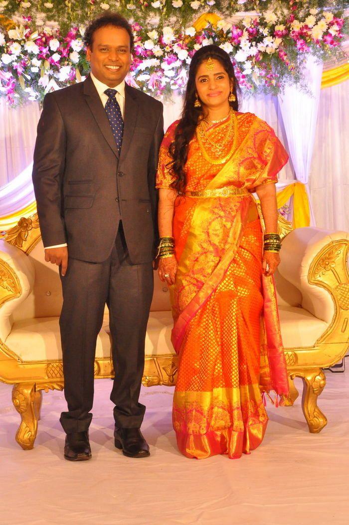 Comedian Harish Wedding Reception Photos