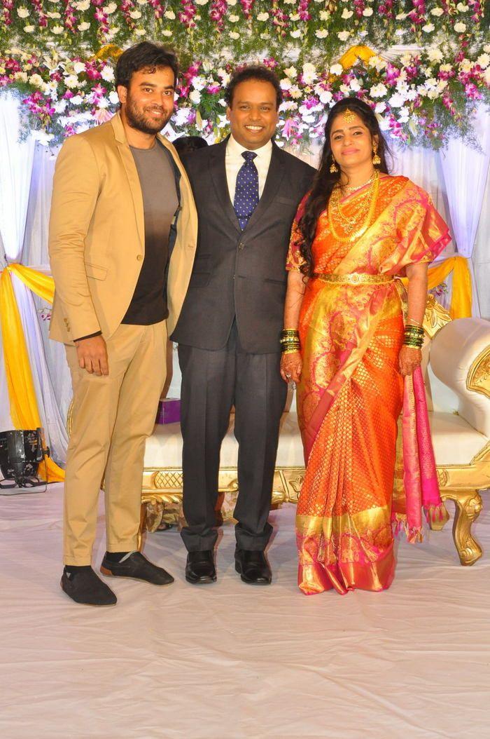 Comedian Harish Wedding Reception Photos